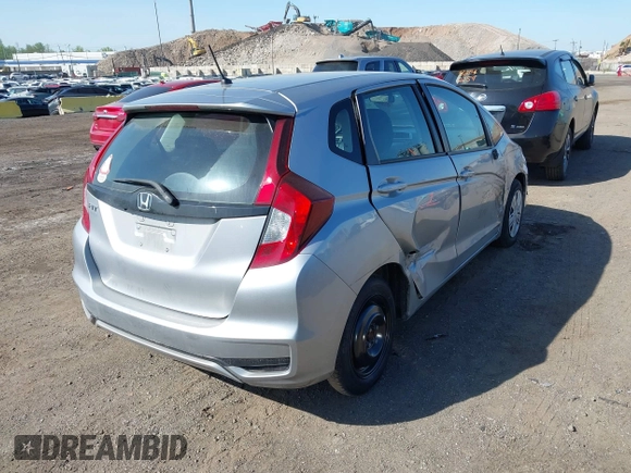 2019 Honda Fit LX with VIN 3HGGK5H44KM750452, listed as a IAAI auction lot 42129934 with 33,254 mi miles. Bid and sale history available at carsss.com. Image 4.
