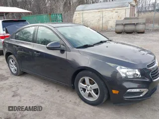 2016 Chevrolet Cruze Limited LT with VIN 1G1PE5SB8G7151478, listed as a IAAI auction lot 41627843 with 109,469 mi miles. Bid and sale history available at carsss.com. Image 1.
