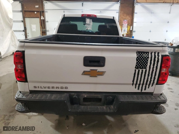 2018 Chevrolet Silverado 1500 Work Truck with VIN 1GCVKNEH8JZ331644, listed as a Copart auction lot 47600525 with 117,166 mi miles and Salvage Title. Bid and sale history available at carsss.com. Image 6.