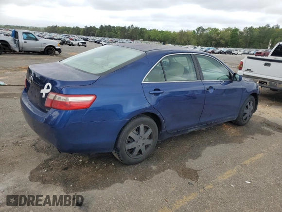 2008 Toyota Camry LE with VIN 4T1BE46K38U255669, listed as a Copart auction lot 51580865 with 172,872 mi miles and Salvage Title. Bid and sale history available at carsss.com. Image 3.