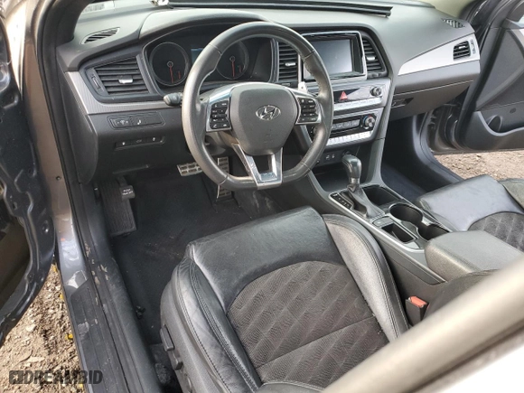 2018 Hyundai Sonata SEL with VIN 5NPE34AF6JH627619, listed as a Copart auction lot 84601654 with 59,040 mi miles and Salvage Title. Bid and sale history available at carsss.com. Image 8.