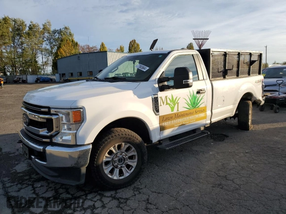2020 Ford Super Duty F-250 SRW XL with VIN 1FTBF2BT7LEC72336, listed as a Copart auction lot 77983664 with 88,737 mi miles and Salvage Title. Bid and sale history available at carsss.com. Image 1.