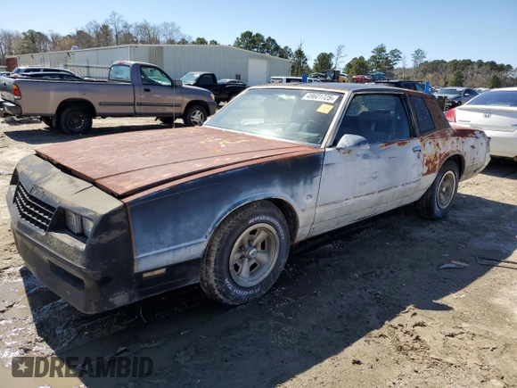 1986 Chevrolet Monte Carlo Sport SS с VIN 1G1GZ37H5GR136544, выставлен на аукционе Copart как лот 49601725 с пробегом 50 230 миль миль и Чистый • Clean title. История ставок и продаж доступна на DreamBid. Изображение 1.