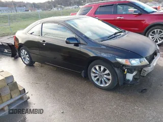 2009 Honda Civic Cpe EX with VIN 2HGFG12839H504955, listed as a IAAI auction lot 41825480 with 104,364 mi miles. Bid and sale history available at carsss.com. Image 1.