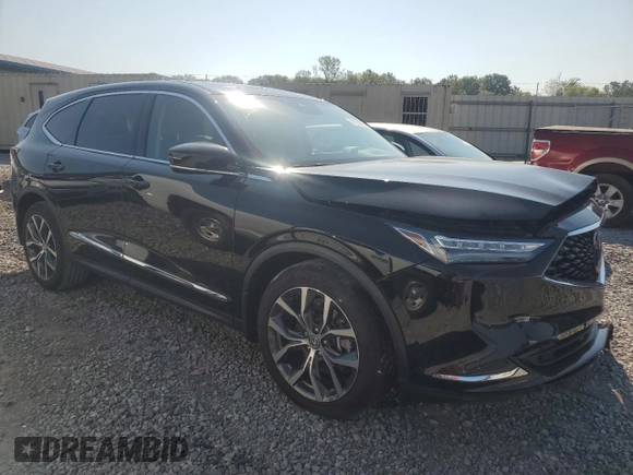 2023 Acura MDX w/Technology Package with VIN 5J8YD9H46PL006981, listed as a Copart auction lot 71974324 with 15,402 mi miles and Salvage Title. Bid and sale history available at carsss.com. Image 4.