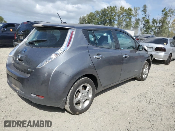 2015 Nissan LEAF SV with VIN 1N4AZ0CP2FC301904, listed as a Copart auction lot 64490643 with 104,574 mi miles. Bid and sale history available at carsss.com. Image 3.