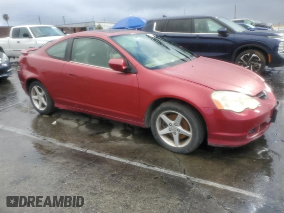 2002 Acura RSX Type S with VIN JH4DC53022C001166, listed as a Copart auction lot 48972465 with 165,209 mi miles and Clean Title. Bid and sale history available at carsss.com. Image 4.