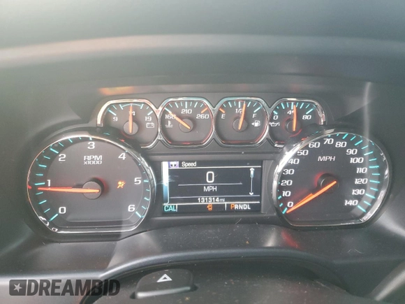 2018 Chevrolet Silverado 1500 LTZ with VIN 3GCUKSEC2JG252632, listed as a Copart auction lot 83596274 with 131,314 mi miles and Salvage Title. Bid and sale history available at carsss.com. Image 9.