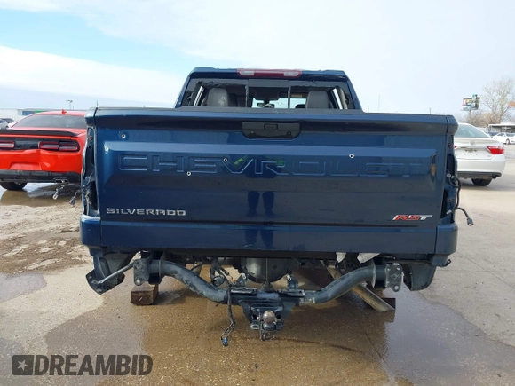 2021 Chevrolet Silverado 1500 RST with VIN 1GCPWDED8MZ227633, listed as a IAAI auction lot 41293618 with Not Provided miles. Bid and sale history available at carsss.com. Image 16.