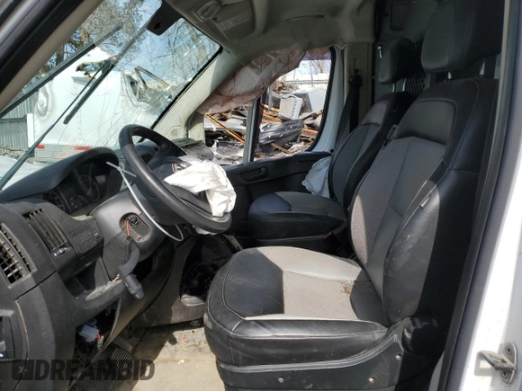 2017 Ram ProMaster Cargo with VIN 3C6TRVDG3HE525443, listed as a Copart auction lot 50401815 with 106,958 mi miles and Salvage Title. Bid and sale history available at carsss.com. Image 7.