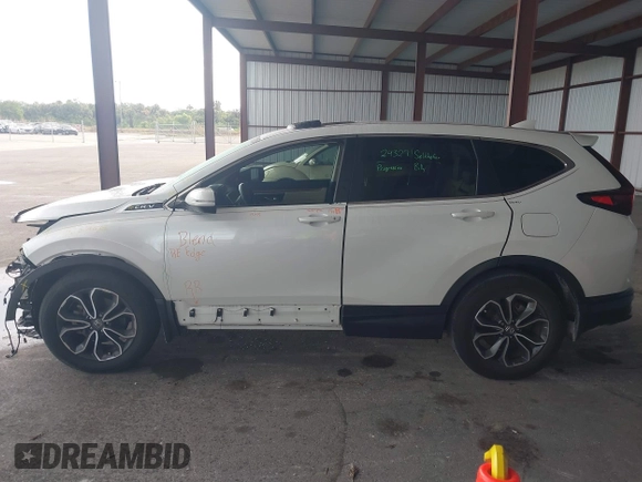 2020 Honda CR-V EX-L with VIN 7FARW1H86LE027056, listed as a IAAI auction lot 41890808 with 50,744 mi miles. Bid and sale history available at carsss.com. Image 14.