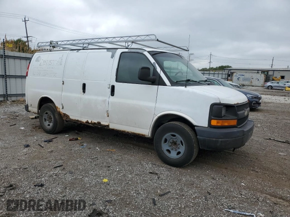 2007 Chevrolet Express Cargo z VIN 1GCHG35U971137504, wystawiony jako Copart lot #54410105 z przebiegiem 266 049 mil mil oraz Szkoda całkowita • Salvage title. Historia ofert i sprzedaży dostępna na DreamBid. Obrazek 4.
