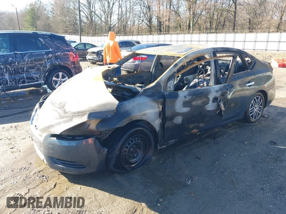2013 Nissan Sentra S with VIN 3N1AB7AP6DL671168, listed as a IAAI auction lot 41770027 with Not Provided miles and . Bid and sale history available at DreamBid. Image 2.