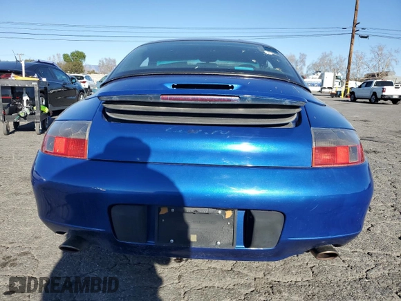 2000 Porsche 911 with VIN WP0CA2990YS652625, listed as a Copart auction lot 46660045 with 92,261 mi miles and Clean title. Bid and sale history available at DreamBid. Image 6.
