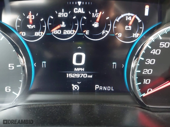 2018 GMC Sierra 1500 Denali with VIN 3GTU2PEJ6JG520383, listed as a IAAI auction lot 41849192 with 152,970 mi miles. Bid and sale history available at carsss.com. Image 15.