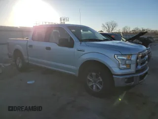 2015 Ford F-150 XLT with VIN 1FTEW1C85FKE64619, listed as a Copart auction lot 42823045 with 89,695 mi miles and Salvage Title. Bid and sale history available at carsss.com. Image 4.