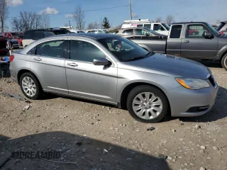 2013 Chrysler 200 LX with VIN 1C3CCBAB2DN691271, listed as a Copart auction lot 51626175 with 200,423 mi miles and Clean Title. Bid and sale history available at carsss.com. Image 4.