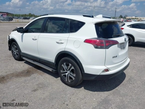2017 Toyota RAV4 LE with VIN JTMZFREV2HJ711557, listed as a IAAI auction lot 41894094 with 167,645 mi miles. Bid and sale history available at carsss.com. Image 3.