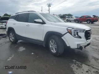 2022 GMC Terrain SLE z VIN 3GKALMEV6NL272316, wystawiony jako Copart lot #60375225 z przebiegiem 30 320 mil mil oraz Szkoda całkowita • Salvage title. Historia ofert i sprzedaży dostępna na DreamBid. Obrazek 4.