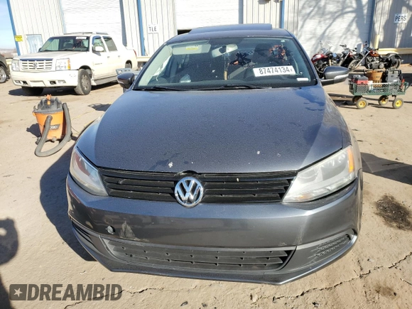 2012 Volkswagen Jetta Sedan SE w/Convenience & Sunroof PZEV with VIN 3VWBP7AJ9CM362993, listed as a Copart auction lot 87474134 with 95,376 mi miles and Salvage Title. Bid and sale history available at carsss.com. Image 5.