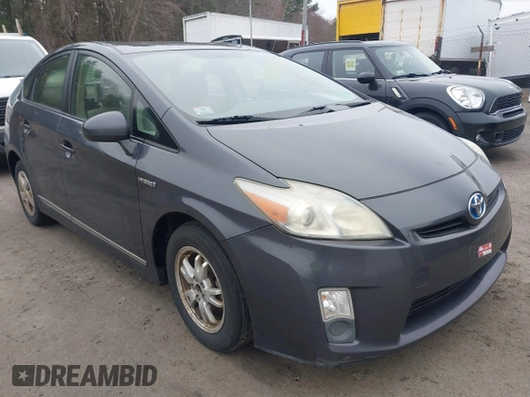 2011 Toyota Prius I with VIN JTDKN3DU9B0312488, listed as a IAAI auction lot 41928385 with 278,971 mi miles. Bid and sale history available at carsss.com. Image 1.