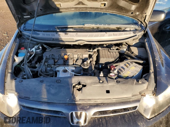 2008 Honda Civic Cpe DX with VIN 2HGFG12258H007657, listed as a Copart auction lot 76782534 with 181,987 mi miles and Salvage Title. Bid and sale history available at carsss.com. Image 11.