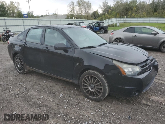 2011 Ford Focus SES with VIN 1FAHP3GN5BW186626, listed as a Copart auction lot 72846074 with Not Provided miles and Salvage Title. Bid and sale history available at carsss.com. Image 4.