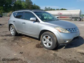 2004 Nissan Murano SL with VIN JN8AZ08T74W206125, listed as a IAAI auction lot 42045537 with 159,277 mi miles. Bid and sale history available at carsss.com. Image 1.