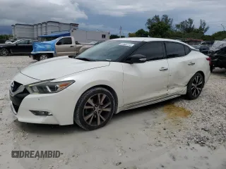 2017 Nissan Maxima SV with VIN 1N4AA6APXHC446995, listed as a Copart auction lot 51633115 with 56,949 mi miles and Salvage Title. Bid and sale history available at DreamBid. Image 1.