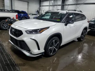 2021 Toyota Highlander XSE with VIN 5TDJZRBH7MS130443, listed as a Copart auction lot 59950605 with 59,294 mi miles and Salvage title. Bid and sale history available at DreamBid. Image 1.