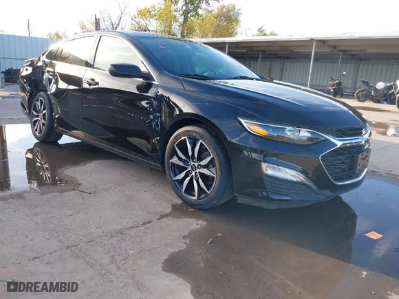 2020 Chevrolet Malibu RS with VIN 1G1ZG5ST8LF043079, listed as a IAAI auction lot 41153694 with 56,272 mi miles. Bid and sale history available at carsss.com. Image 1.
