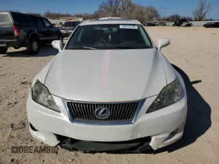 2010 Lexus IS 250 with VIN JTHBF5C22A5126316, listed as a Copart auction lot 46837375 with 196,838 mi miles and Salvage Title. Bid and sale history available at carsss.com. Image 5.
