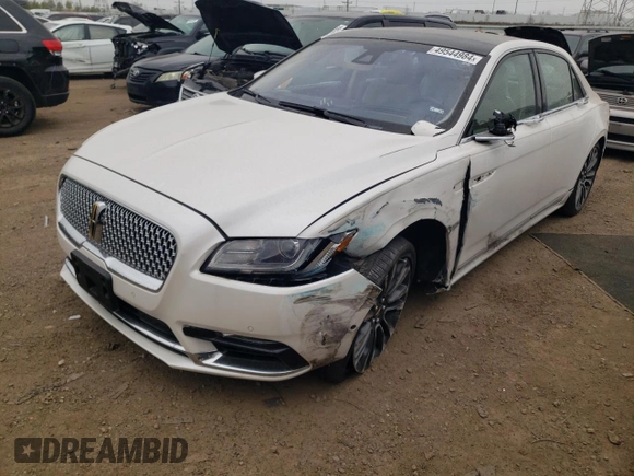 2018 Lincoln Continental Reserve with VIN 1LN6L9NC6J5611501, listed as a Copart auction lot 49544984 with 30,988 mi miles and Salvage Title. Bid and sale history available at carsss.com. Image 1.