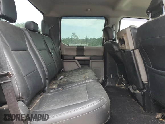 2020 Ford F-250 XL with VIN 1FT7W2B68LEC45808, listed as a Copart auction lot 55674505 with 136,473 mi miles and Salvage title. Bid and sale history available at DreamBid. Image 10.