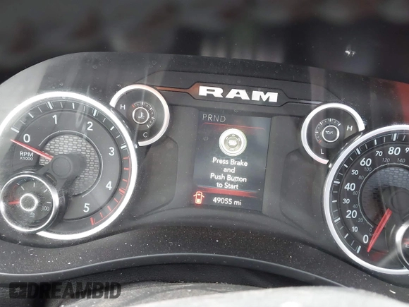 2023 Ram 2500 Big Horn with VIN 3C6UR5DL8PG611061, listed as a IAAI auction lot 41911153 with 49,055 mi miles. Bid and sale history available at carsss.com. Image 7.
