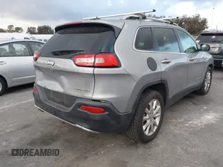 2017 Jeep Cherokee Limited with VIN 1C4PJLDB4HW526035, listed as a IAAI auction lot 41549295 with 74,548 mi miles. Bid and sale history available at carsss.com. Image 4.