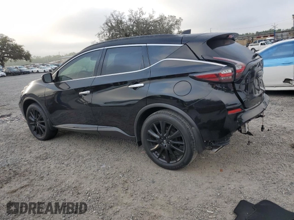 2023 Nissan Murano SV with VIN 5N1AZ2BJ8PC102954, listed as a Copart auction lot 51410225 with 37,538 mi miles and Non Repairable. Bid and sale history available at DreamBid. Image 2.