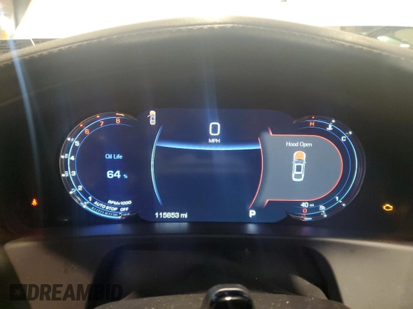 2019 Cadillac CT6 Sport AWD with VIN 1G6KP5R63KU143578, listed as a Copart auction lot 42599415 with 115,853 mi miles and Salvage title. Bid and sale history available at DreamBid. Image 9.