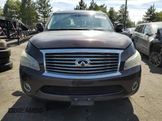 2012 Infiniti QX56 8-passenger with VIN JN8AZ2NC4C9317535, listed as a Copart auction lot 69211014 with 157,117 mi miles and Clean Title. Bid and sale history available at carsss.com. Image 5.
