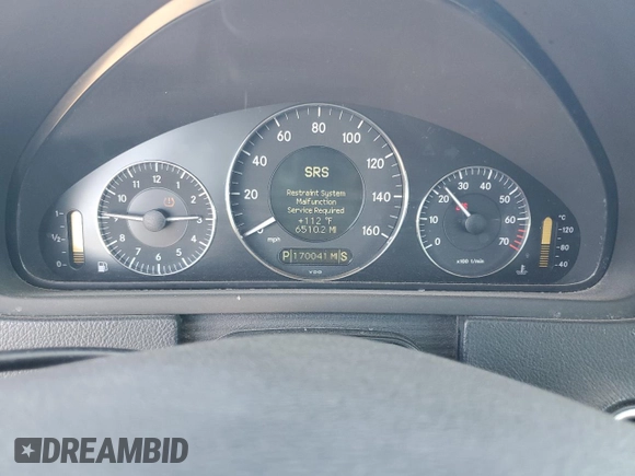2008 Mercedes-Benz CLK 350 with VIN WDBTK56F78F251699, listed as a Copart auction lot 66956204 with 170,041 mi miles and Salvage Title. Bid and sale history available at DreamBid. Image 9.