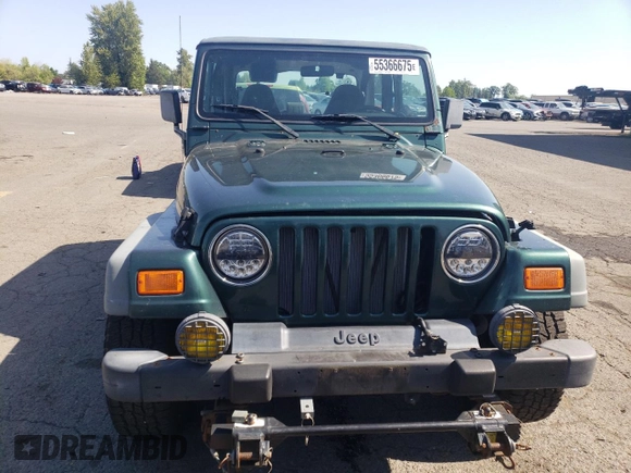 2000 Jeep Wrangler SE with VIN 1J4FA29P3YP751755, listed as a Copart auction lot 55366675 with 114,493 mi miles and Clean title. Bid and sale history available at DreamBid. Image 5.