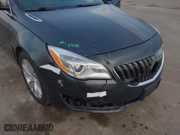 2014 Buick Regal with VIN 2G4GK5EX9E9313536, listed as a IAAI auction lot 41911219 with 147,502 mi miles and . Bid and sale history available at DreamBid. Image 6.