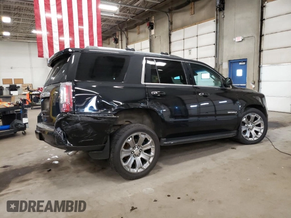 2016 GMC Yukon Denali with VIN 1GKS2CKJ8GR402482, listed as a Copart auction lot 69753434 with 160,816 mi miles and Salvage Title. Bid and sale history available at carsss.com. Image 3.