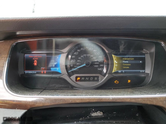 2013 Ford Taurus Limited with VIN 1FAHP2F83DG225636, listed as a Copart auction lot 50743585 with 211,354 mi miles and Salvage Title. Bid and sale history available at carsss.com. Image 8.
