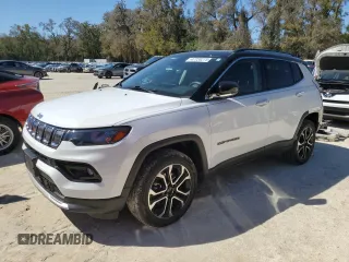2022 Jeep Compass (RED) Edition with VIN 3C4NJDCB1NT115868, listed as a Copart auction lot 47720275 with 50,385 mi miles and Salvage Title. Bid and sale history available at DreamBid. Image 1.
