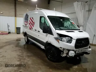 2016 Ford Transit Cargo with VIN 1FTYR1CM1GKA04036, listed as a Copart auction lot 51225885 with Not Provided miles and Salvage Title. Bid and sale history available at DreamBid. Image 14.