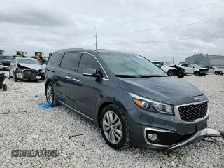 2017 Kia Sedona SX-L with VIN KNDME5C15H6343903, listed as a Copart auction lot 43872805 with 62,505 mi miles and Salvage Title. Bid and sale history available at carsss.com. Image 12.