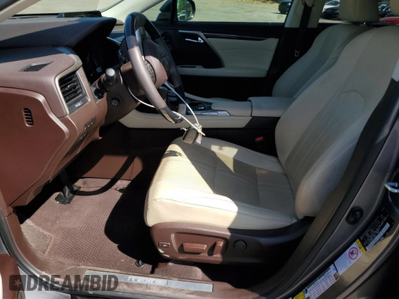 2019 Lexus RX 350 with VIN 2T2ZZMCA9KC135698, listed as a Copart auction lot 51114355 with 60,276 mi miles and Salvage title. Bid and sale history available at DreamBid. Image 7.