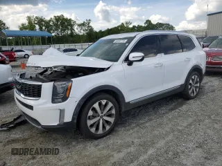 2022 Kia Telluride S with VIN 5XYP64HC7NG221406, listed as a Copart auction lot 56362715 with 50,398 mi miles and Salvage title. Bid and sale history available at DreamBid. Image 1.