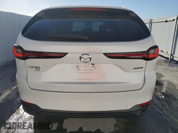 2025 Mazda CX-90 Select z VIN JM3KKAHD9S1193298, wystawiony jako Copart lot #45603925 z przebiegiem 8 915 mil mil oraz Czysty tytuł • Clean title. Historia ofert i sprzedaży dostępna na DreamBid. Obrazek 6.